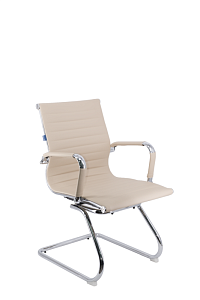 Кресло для посетителей Everprof Leo CF Экокожа Бежевый